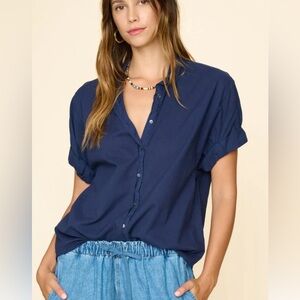 Navy xirena shirt